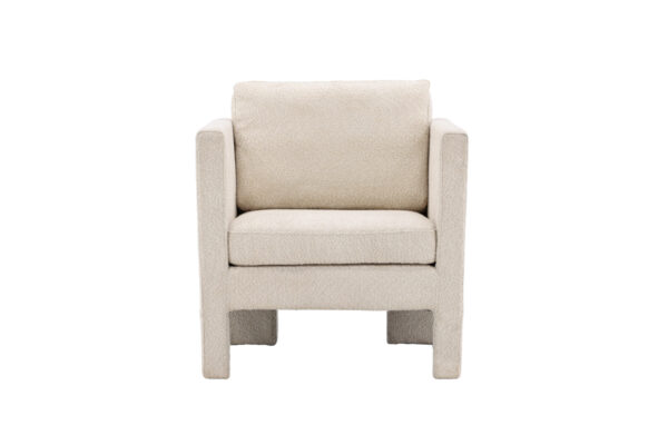 Fauteuil de salon blanc Raids