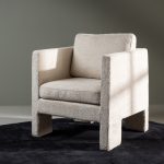 Fauteuil de salon blanc Raids