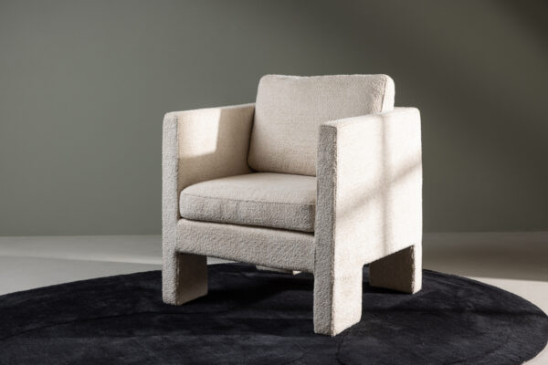 Fauteuil de salon blanc Raids