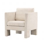 Fauteuil de salon blanc Raids