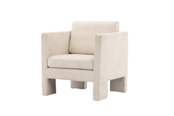 Fauteuil de salon blanc Raids