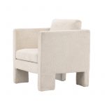 Fauteuil de salon blanc Raids