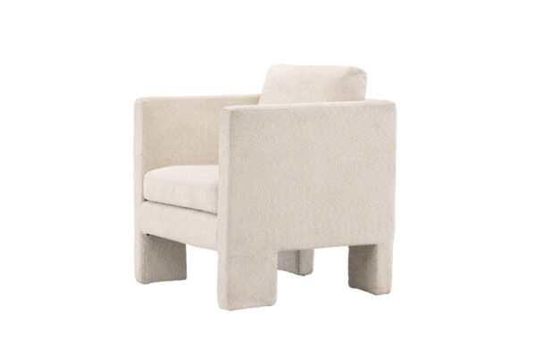 Fauteuil de salon blanc Raids