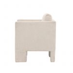 Fauteuil de salon blanc Raids