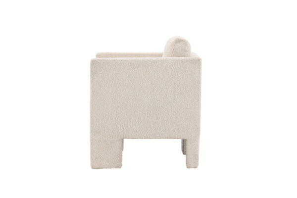 Fauteuil de salon blanc Raids