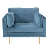 Fauteuil de salon bleu Bosco esprit rotin home (4) Fauteuil de salon bleu Bosco