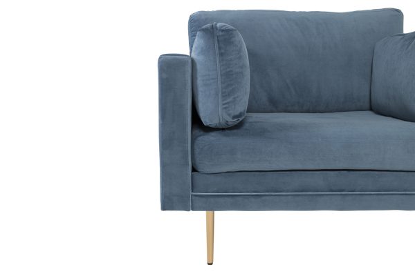 Fauteuil de salon bleu Bosco esprit rotin home (5) Fauteuil de salon bleu Bosco