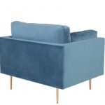 Fauteuil de salon bleu Bosco esprit rotin home (9) Fauteuil de salon bleu Bosco