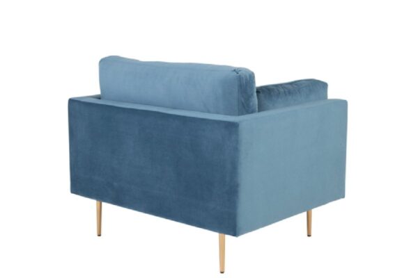 Fauteuil de salon bleu Bosco esprit rotin home (9) Fauteuil de salon bleu Bosco