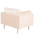 Fauteuil de salon crème Bosco esprit rotin home (1) Fauteuil de salon crème Bosco