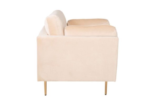 Fauteuil de salon crème Bosco esprit rotin home (10) Fauteuil de salon crème Bosco