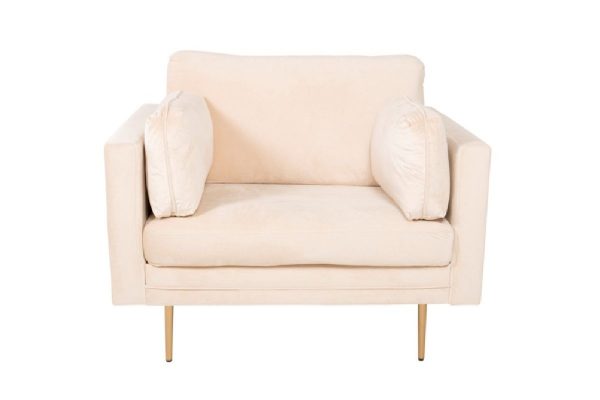 Fauteuil de salon crème Bosco esprit rotin home (6) Fauteuil de salon crème Bosco