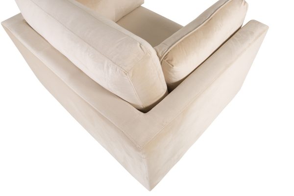 Fauteuil de salon crème Bosco esprit rotin home (8) Fauteuil de salon crème Bosco