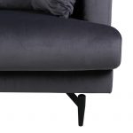 Fauteuil de salon gris Soren esprit rotin home (1) Fauteuil de salon gris Soren