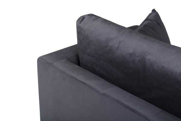 Fauteuil de salon gris Soren esprit rotin home (11) Fauteuil de salon gris Soren