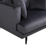 Fauteuil de salon gris Soren esprit rotin home (12) Fauteuil de salon gris Soren