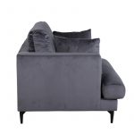 Fauteuil de salon gris Soren esprit rotin home (8) Fauteuil de salon gris Soren