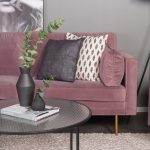 Fauteuil de salon rose Bosco esprit rotin home (5) Fauteuil de salon rose Bosco