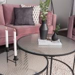 Fauteuil de salon rose Bosco esprit rotin home (6) Fauteuil de salon rose Bosco