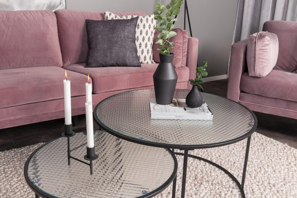 Fauteuil de salon rose Bosco esprit rotin home (6) Fauteuil de salon rose Bosco