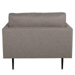 Fauteuil de salon taupe Bosco esprit rotin home (11) Fauteuil de salon taupe Bosco