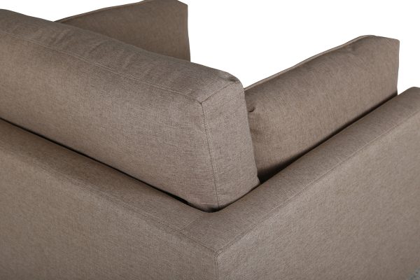 Fauteuil de salon taupe Bosco esprit rotin home (12) Fauteuil de salon taupe Bosco