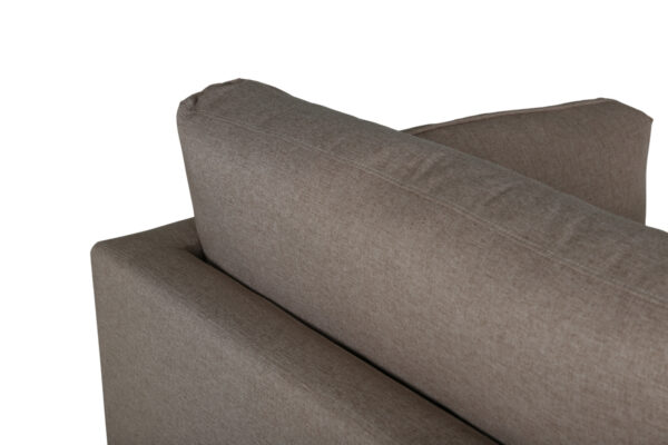 Fauteuil de salon taupe Bosco esprit rotin home (13) Fauteuil de salon taupe Bosco