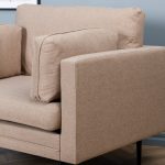 Fauteuil de salon taupe Bosco esprit rotin home (3) Fauteuil de salon taupe Bosco