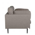 Fauteuil de salon taupe Bosco esprit rotin home (9) Fauteuil de salon taupe Bosco