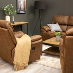 Fauteuil inclinable marron Salvino