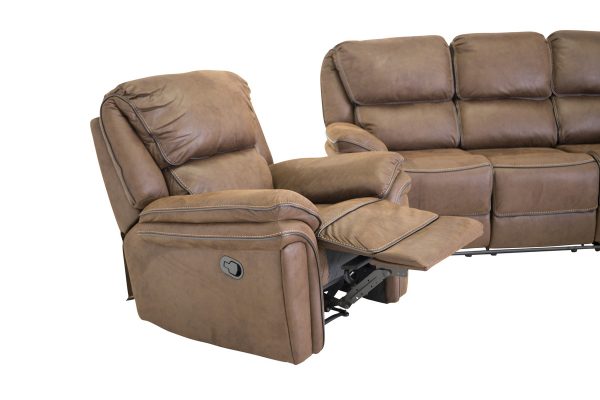 Fauteuil inclinable marron Salvino