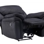 Fauteuil inclinable noir Salvino