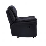Fauteuil inclinable noir Salvino