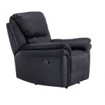 Fauteuil inclinable noir Salvino