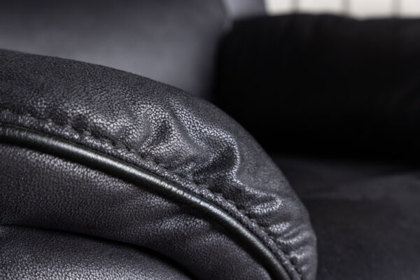 Fauteuil inclinable noir Salvino