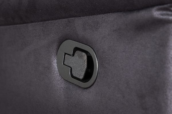 Fauteuil inclinable noir Salvino