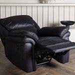 Fauteuil inclinable noir Salvino