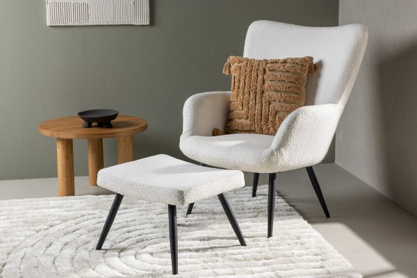Fauteuil relax blanc Komodor