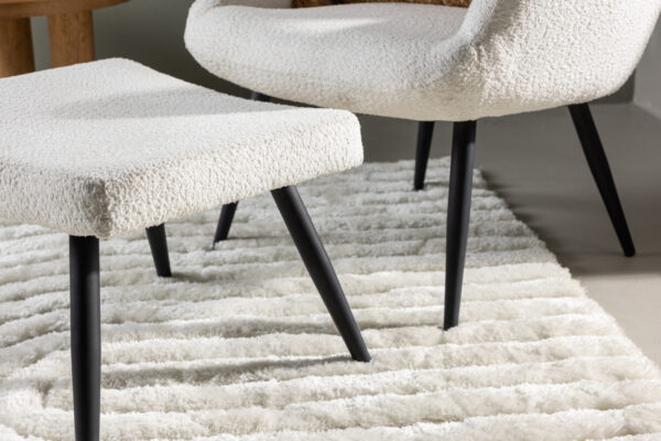 Fauteuil relax blanc Komodor