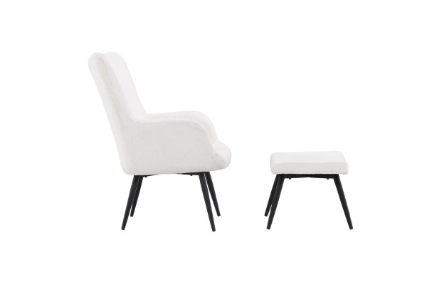 Fauteuil relax blanc Komodor