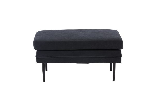 Pouf noir Bosco