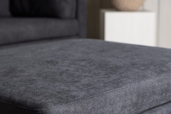 Pouf noir Bosco