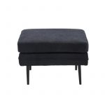 Pouf noir Bosco