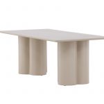 Table basse beige Olga 120x60