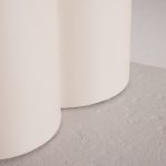 Table basse beige et bois Olga