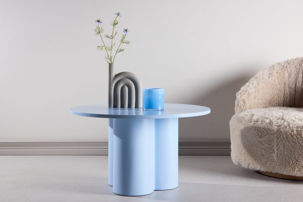 Table basse bleu Olga esprit rotin home (2) Table basse bleue Olga