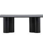 Table basse noire Olga 120x60