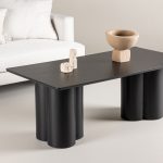 Table basse noire Olga 120x60