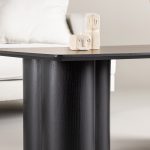 Table basse noire Olga 120x60