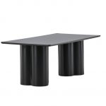 Table basse noire Olga 120x60